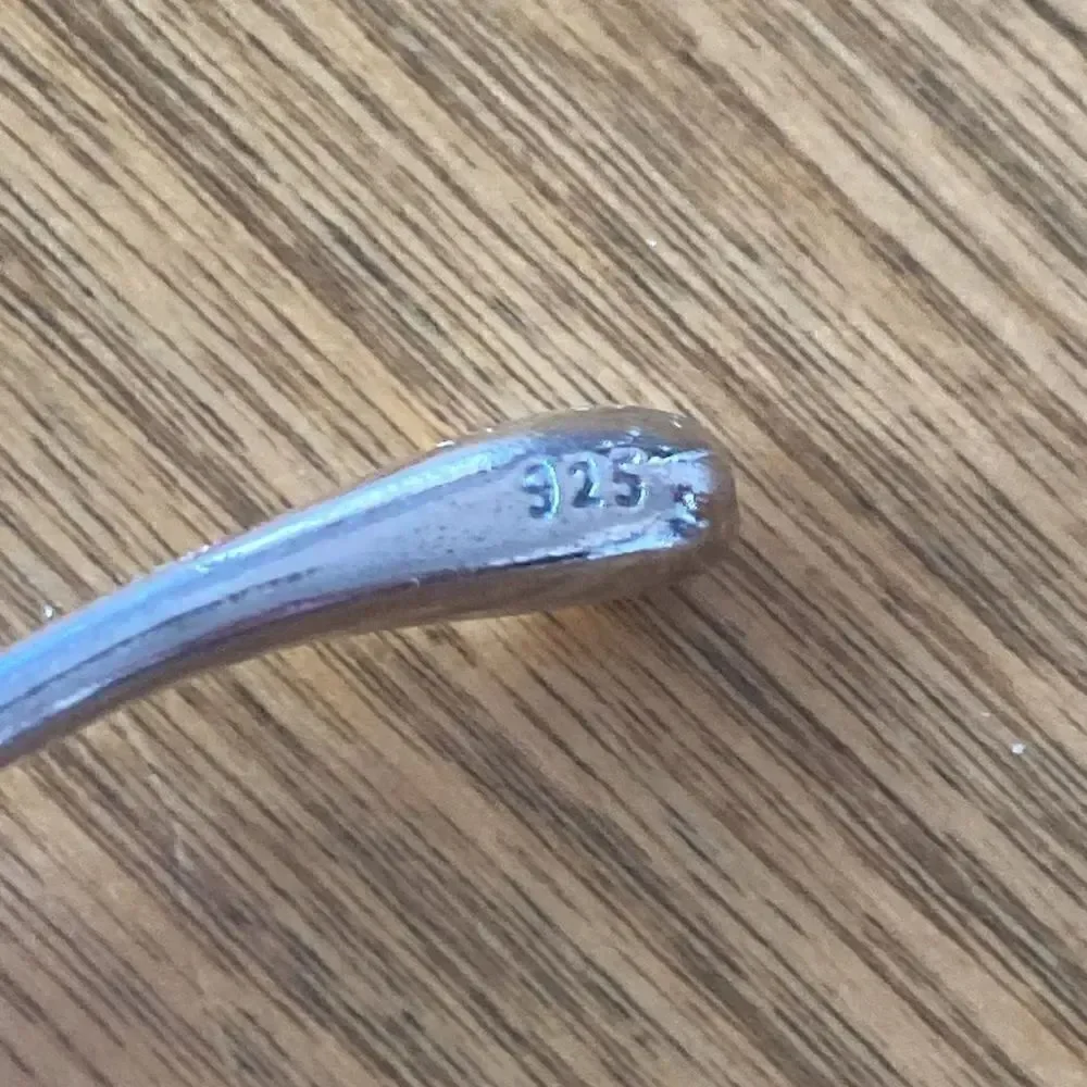 Sterling silver  teardrop  bracelet